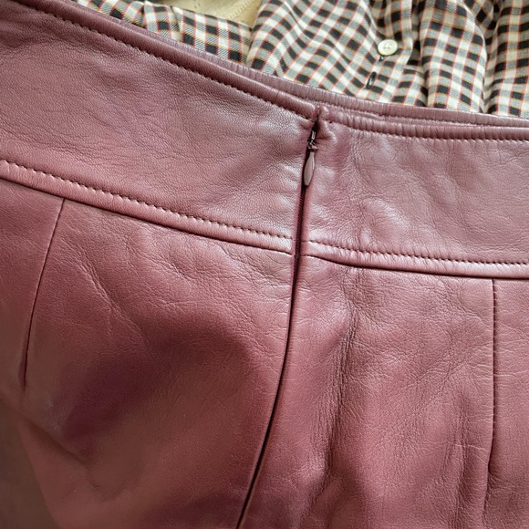 Sézane leather Nelli skirt - Picture 5 of 6